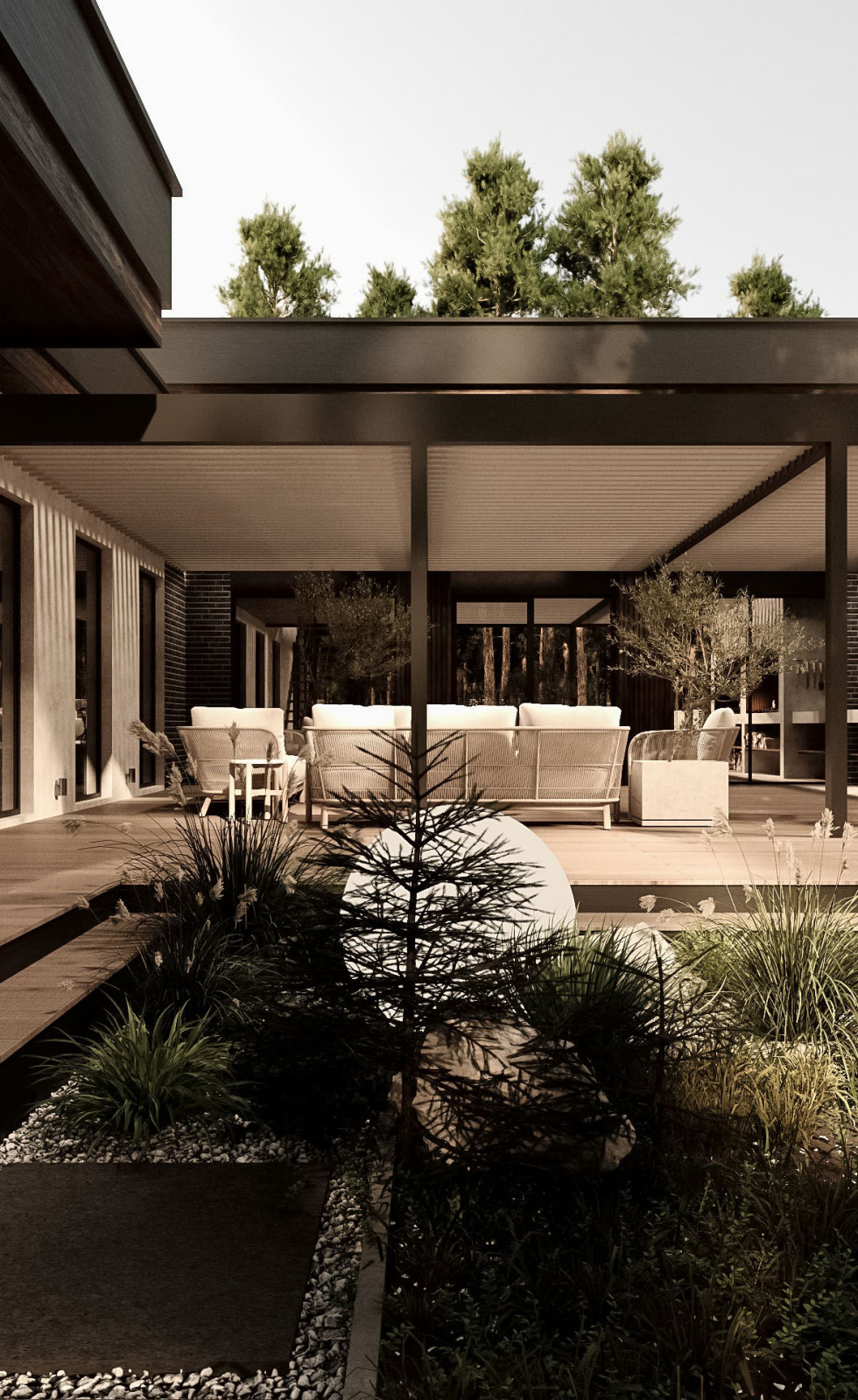 Фасады частного дома в Санкт-Петербурге