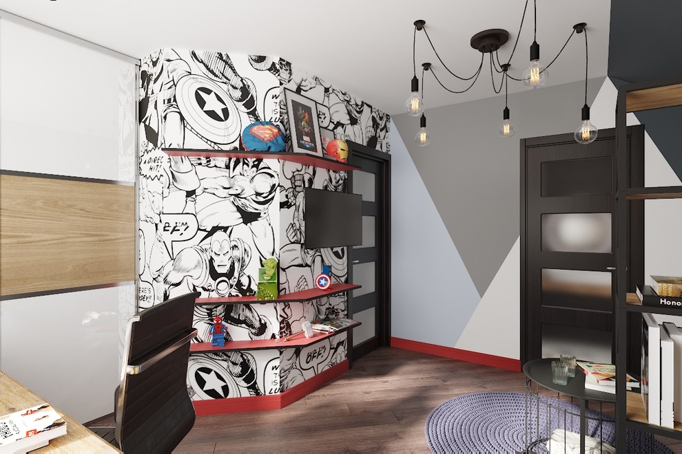 Комната для подростка в стиле Marvel