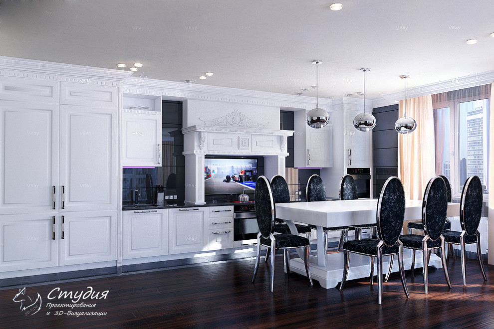 Элитная квартира 120 кв.м. Квартира выполнена в стиле "Гламур"