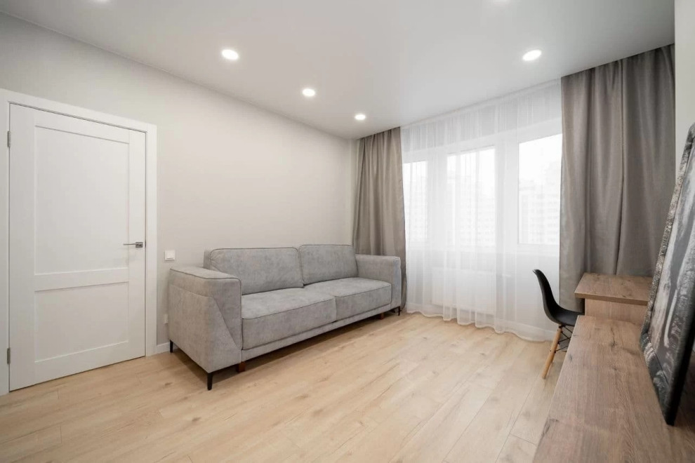 Капитальный ремонт квартиры в светлых тонах