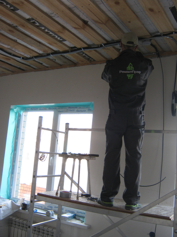 Коттедж. Электромонтажные работы