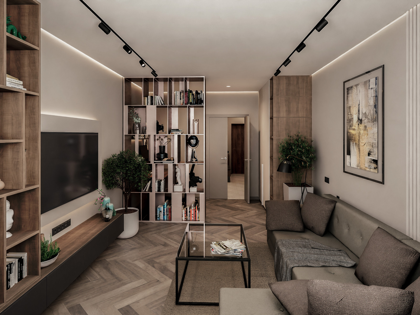 Дизайн-проект двухкомнатной квартиры 69 м2