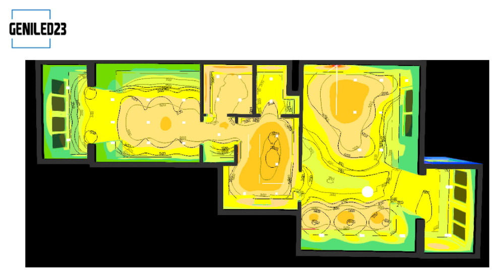 Освещение квартиры в ЖК Тургенев