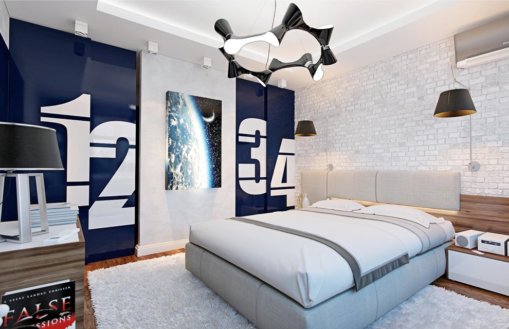 Мужской интерьер в стиле лофт.