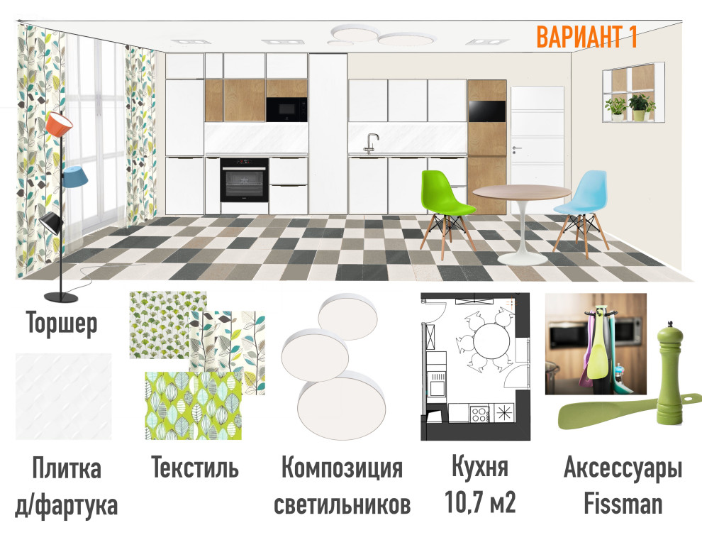 Коллаж кухни #ПроектNordAcademic