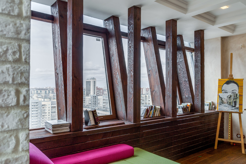 Пентхаус в Санкт-Петербурге. Мебель и отделка из массива.