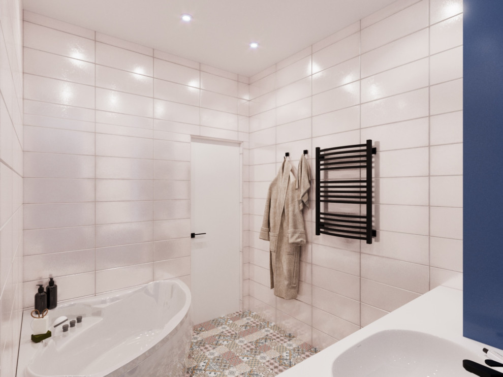 Обложка проекта: Варианиы для ванной комнаты 3,5м2 для квартиры в ЖК Хорошевский