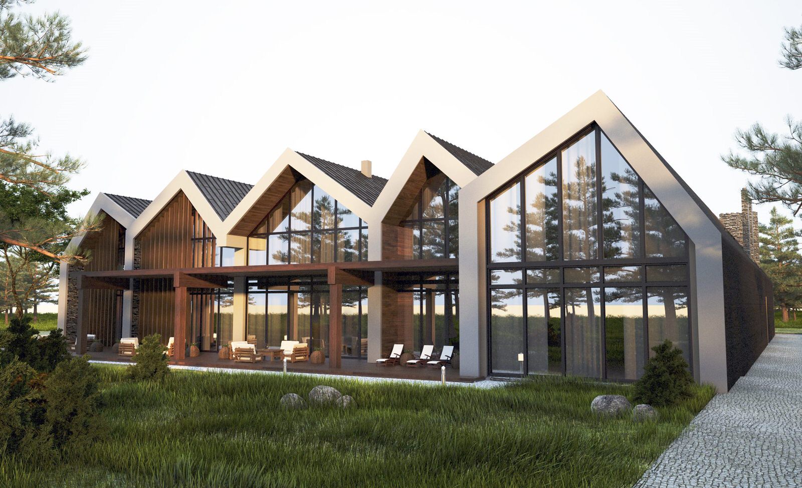 2016 г. Остекление REYNAERS на  Рублево-Успенском шоссе.