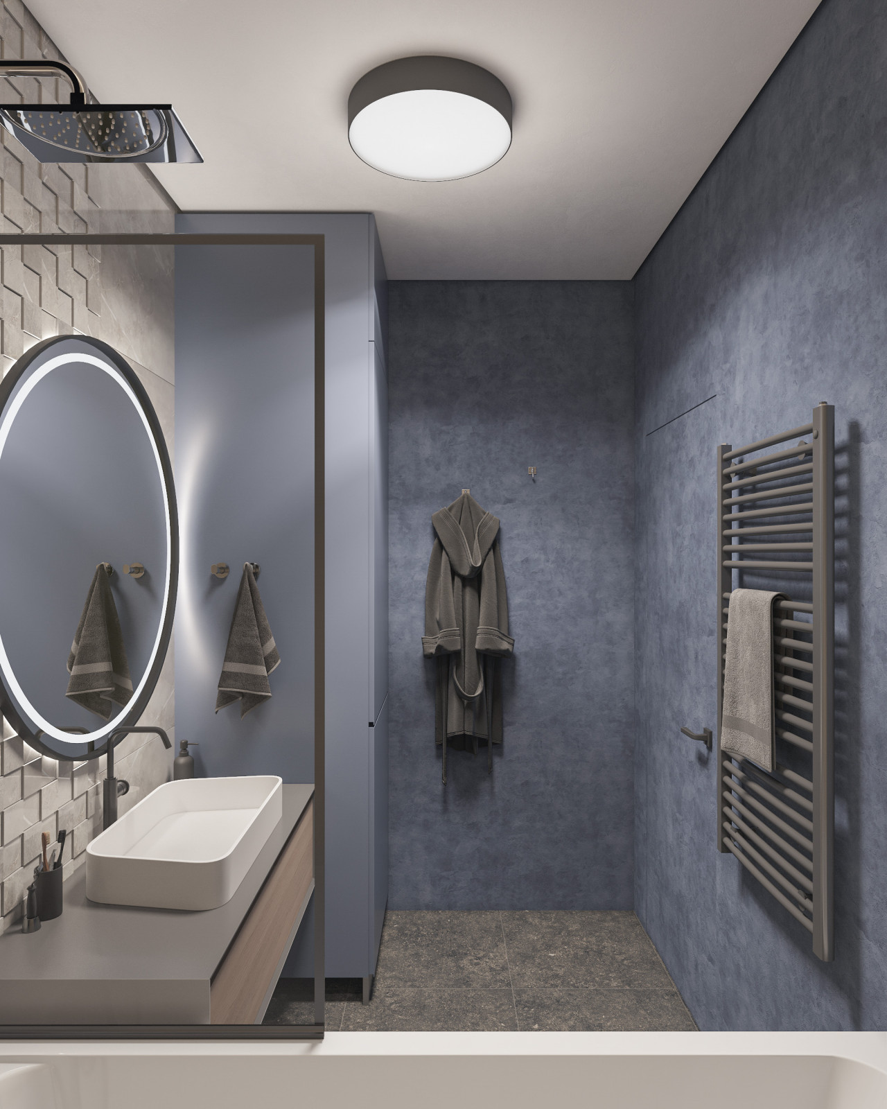 Дизайн трехкомнатной квартиры ЖК Мегаполис-парк 69м2