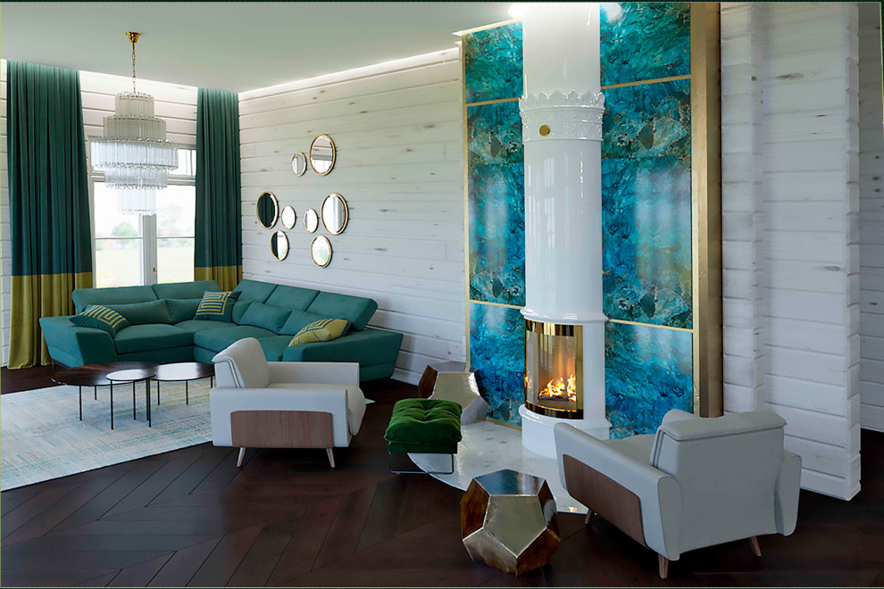 Проект загородного дома в  КРАСНОВИДОВО (ПОДМОСКОВЬЕ)