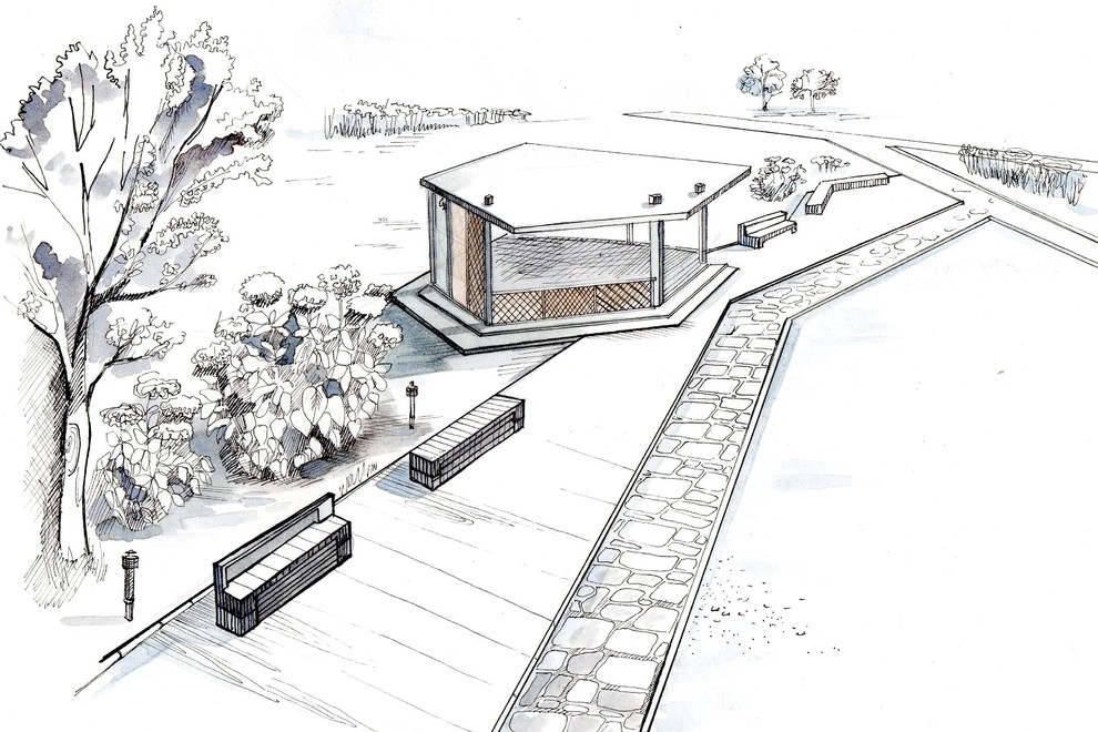 Обложка проекта: Ландшафт.Организация дворовой территории.
