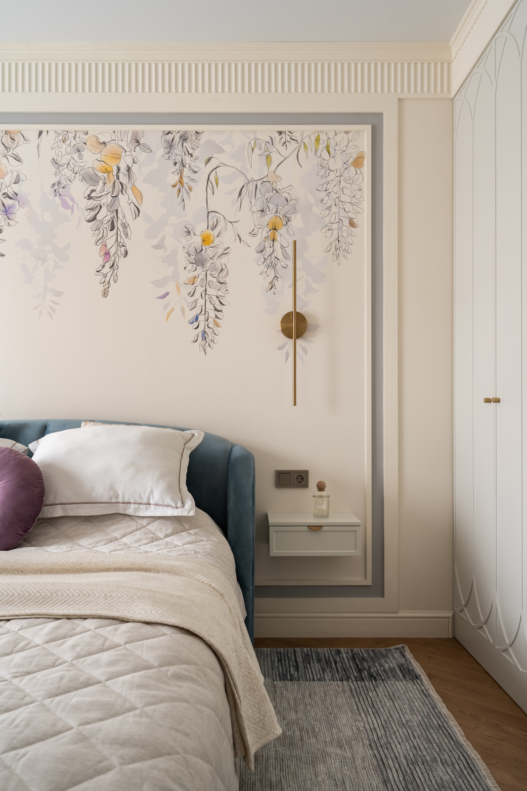 Полная меблировка квартиры в ЖК "Дом на Ярославской" дизайнер Елена Мархаюк