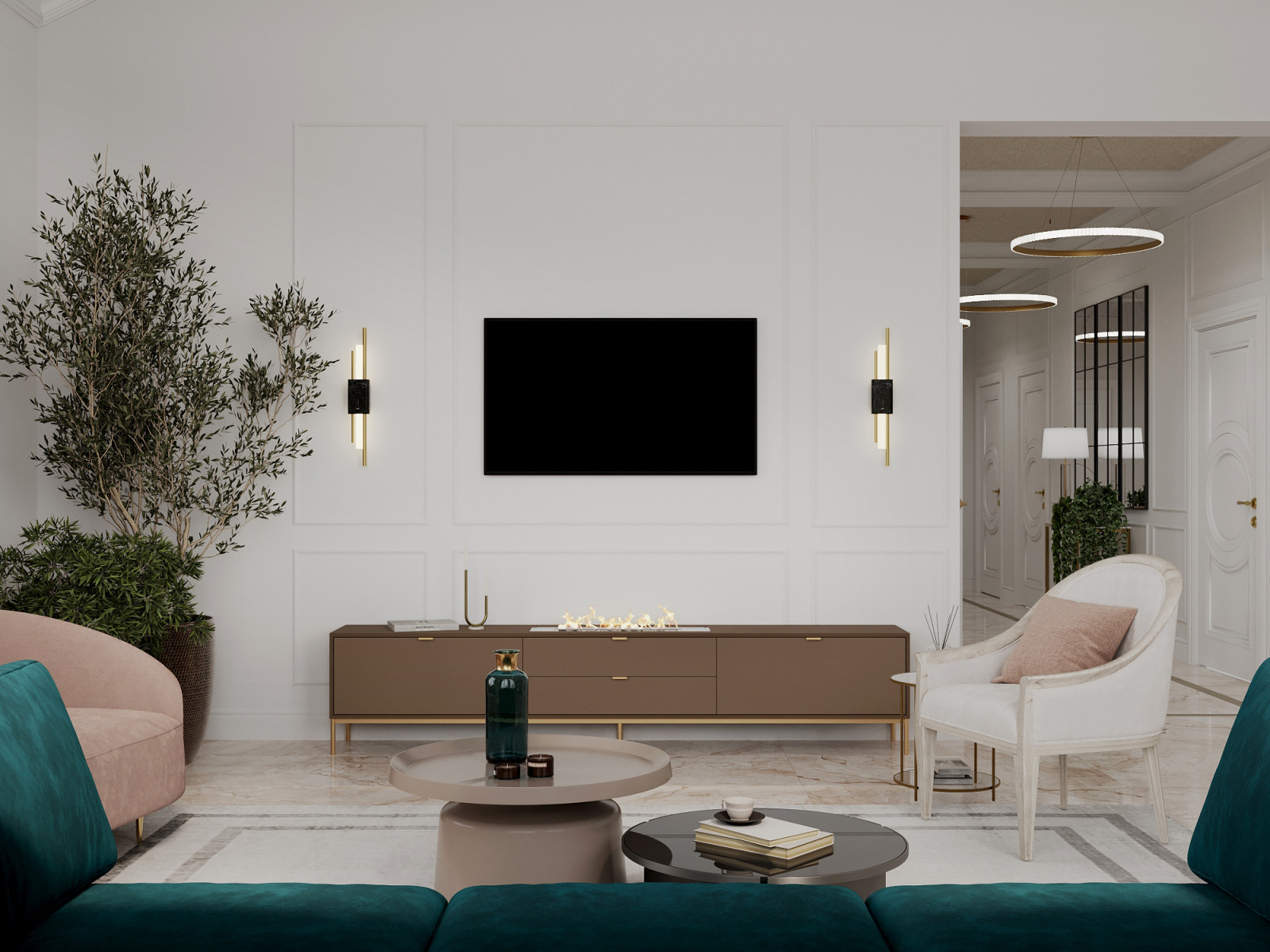 Дом с арочными окнами