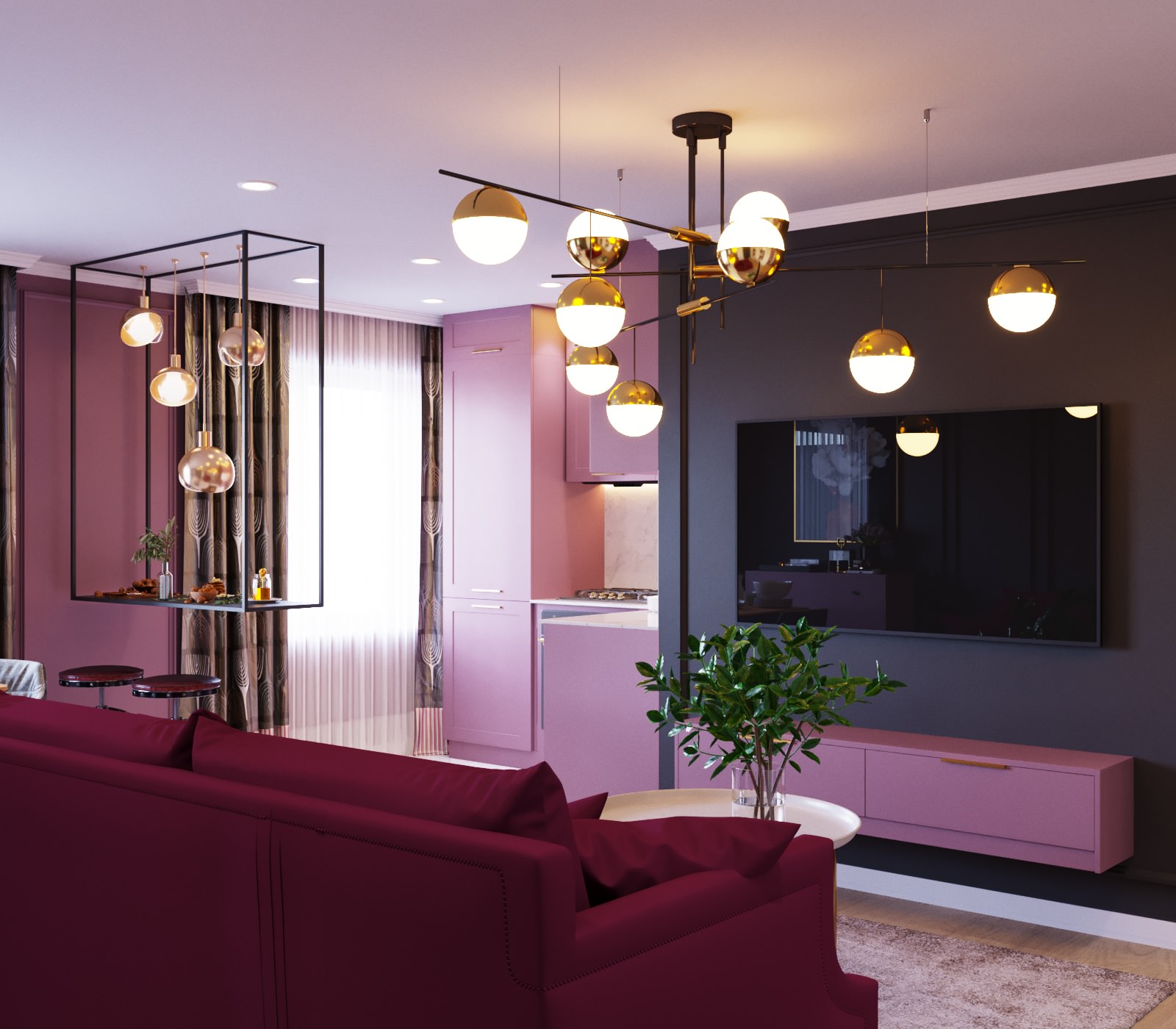 Дизайн квартиры для молодой девушки