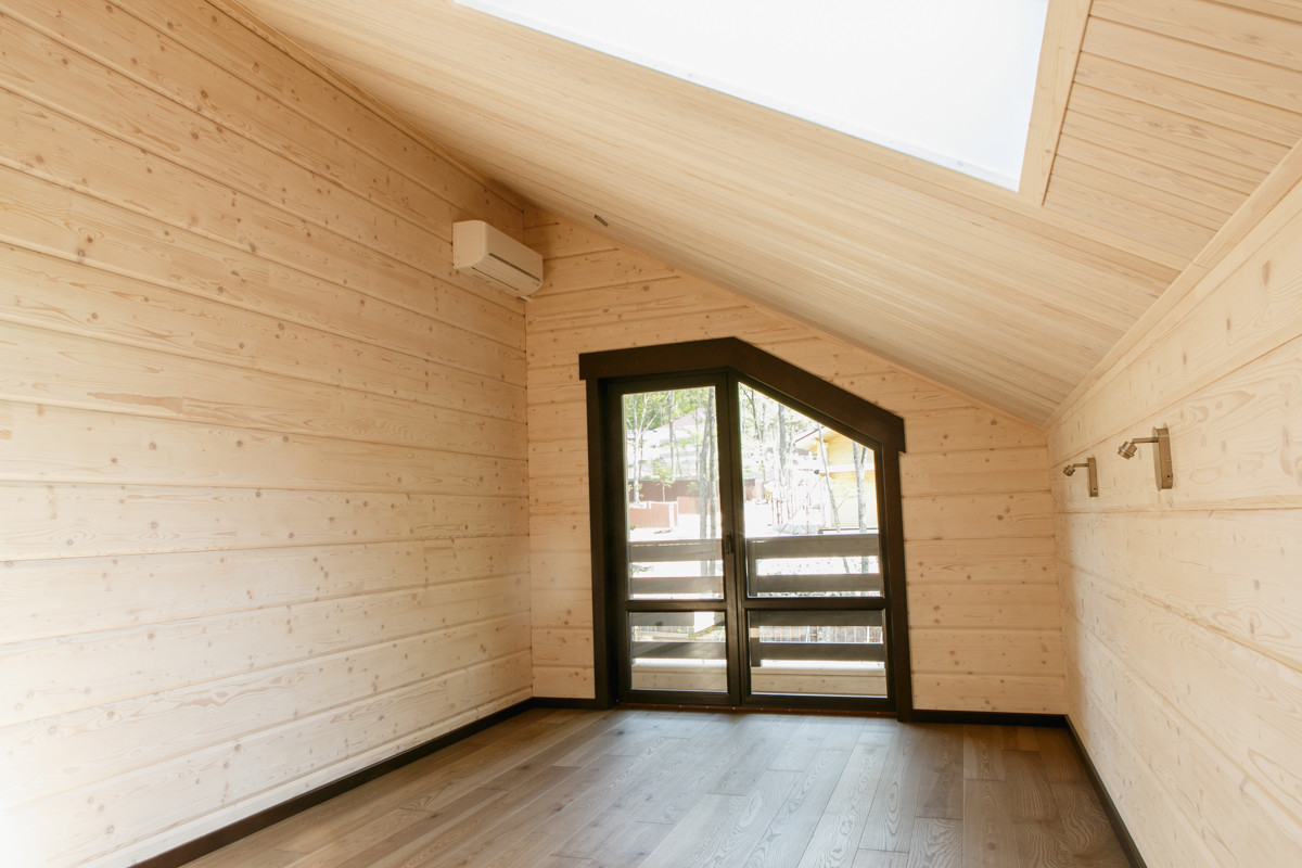 Интерьер дома из клееного бруса