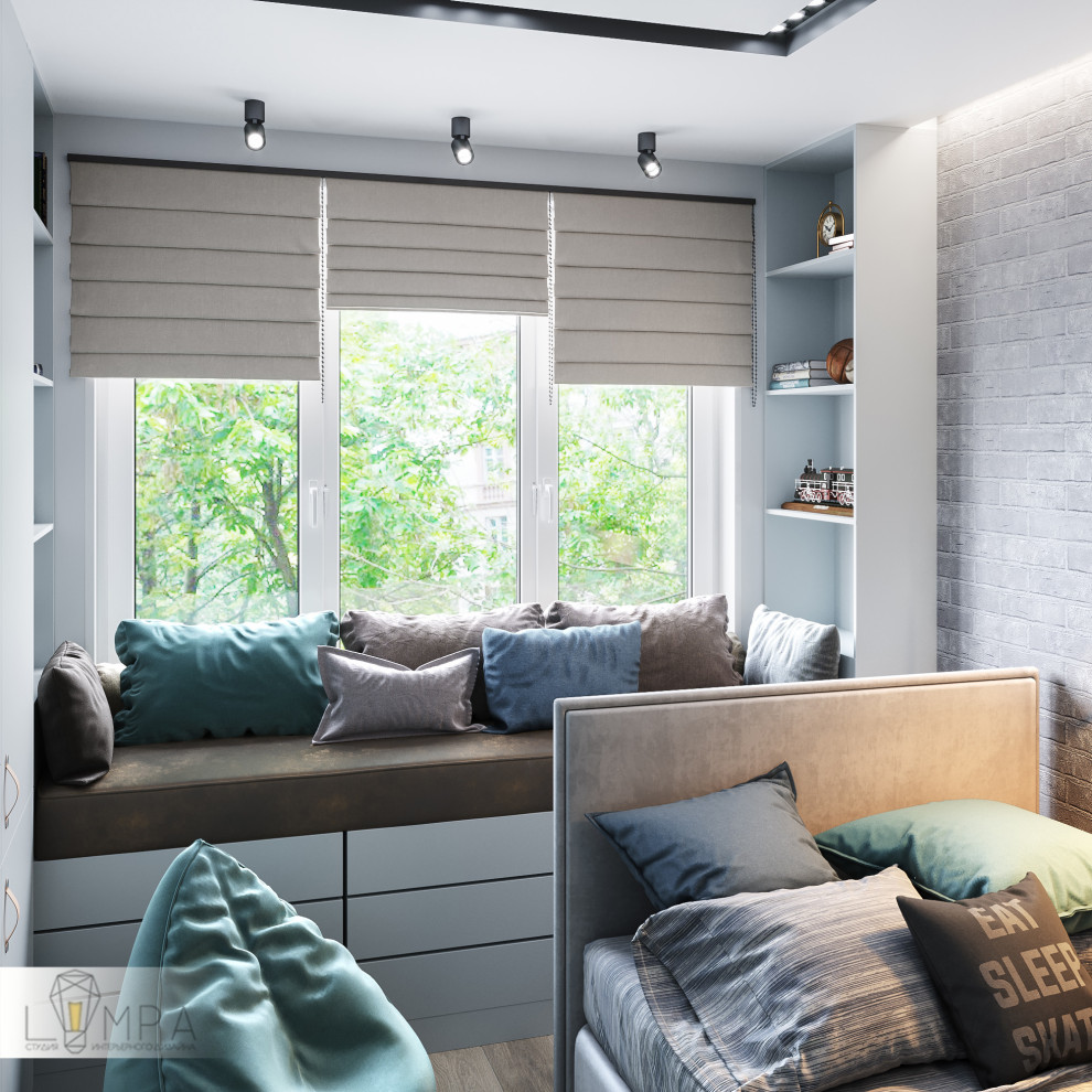 Обложка проекта: Спальня 18-ти летнего парня ЖК Две Столицы