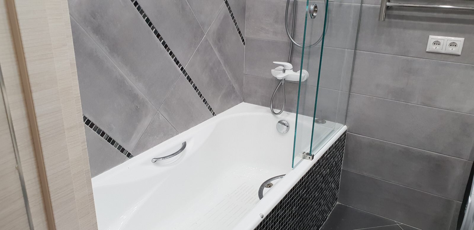 Ванные, душевые комнаты. Работы Компании Бабич.