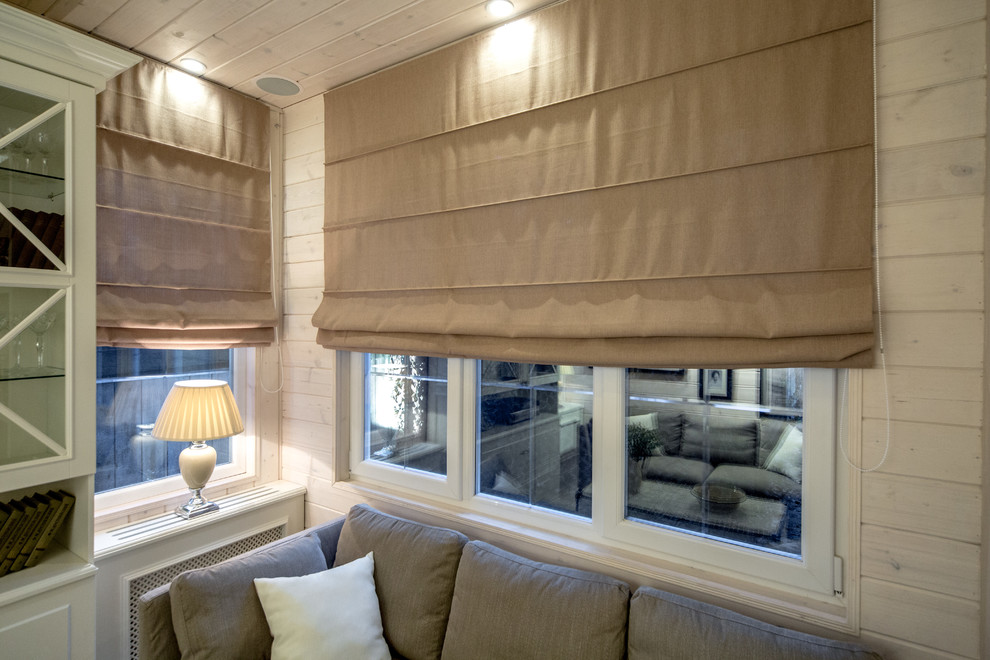 Алмазная грань в окнах гостинной.