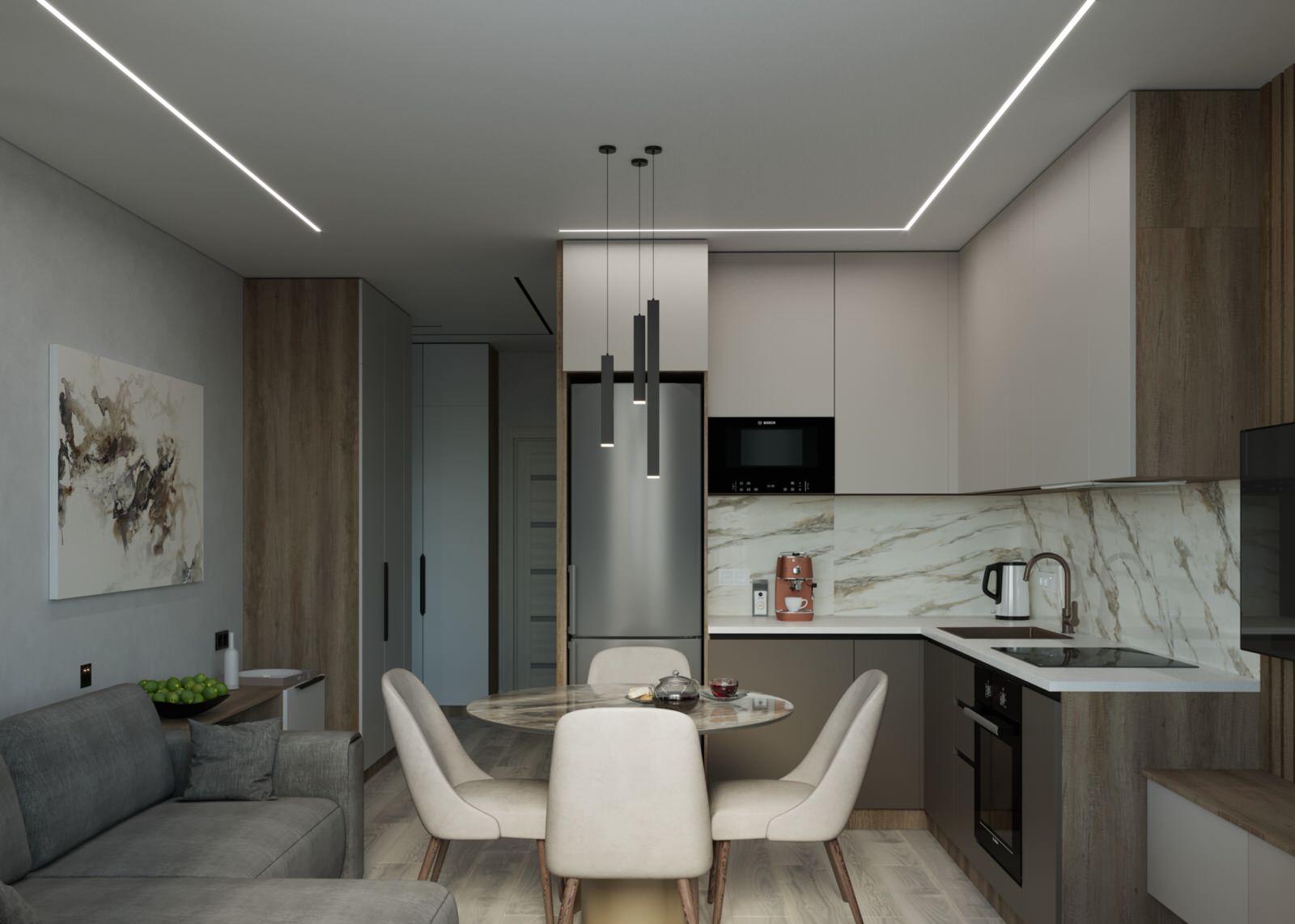 Спокойный беж