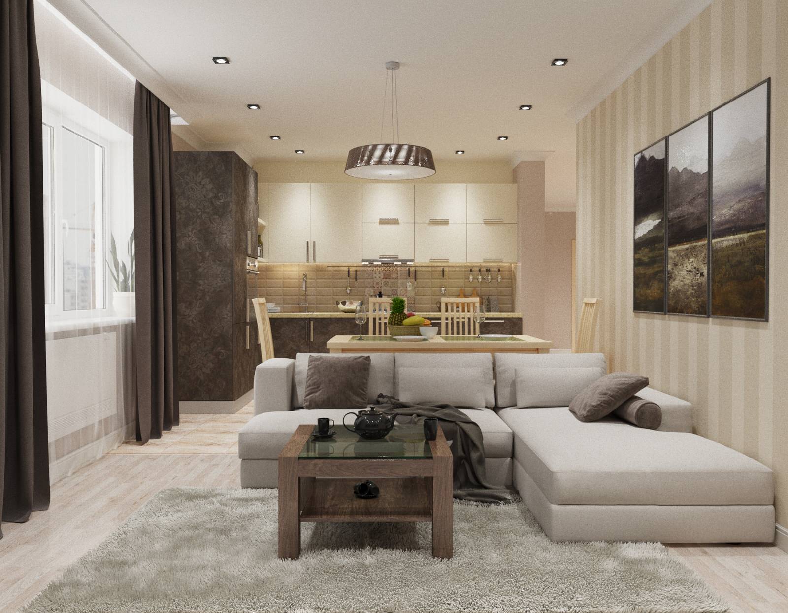 Дизайн квартиры 140 кв м в городе Тула