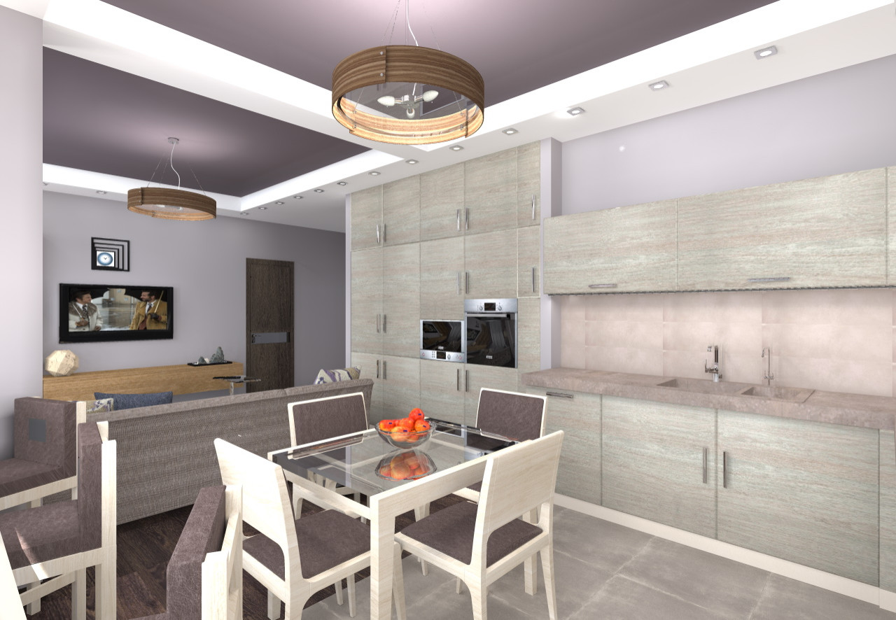 Дизайн-проект квартиры в ЖК "Дирижабль" на Профсоюзной ул.