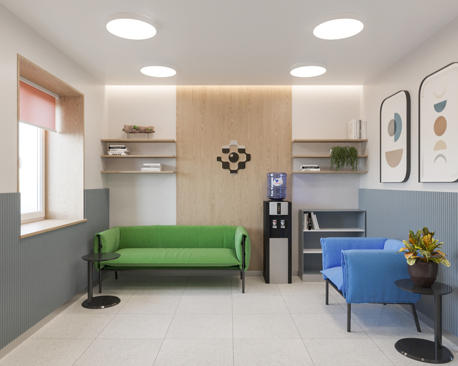 Интерьер общественных помещений офтальмологической клиники