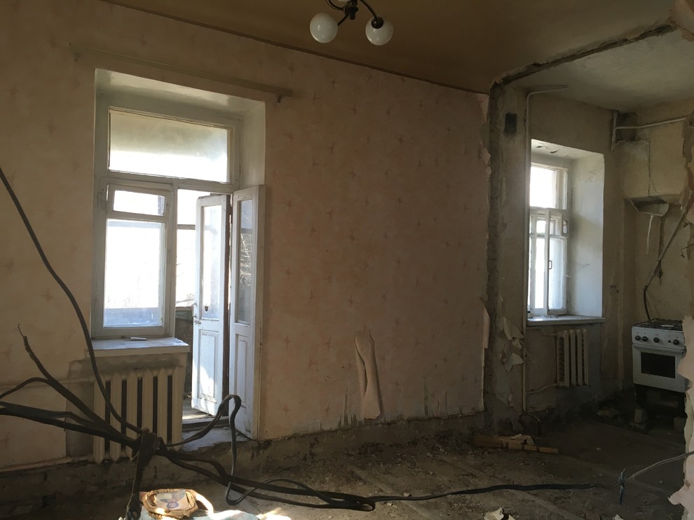 Houzz Украина: Яркий скандинавский стиль в старом доме