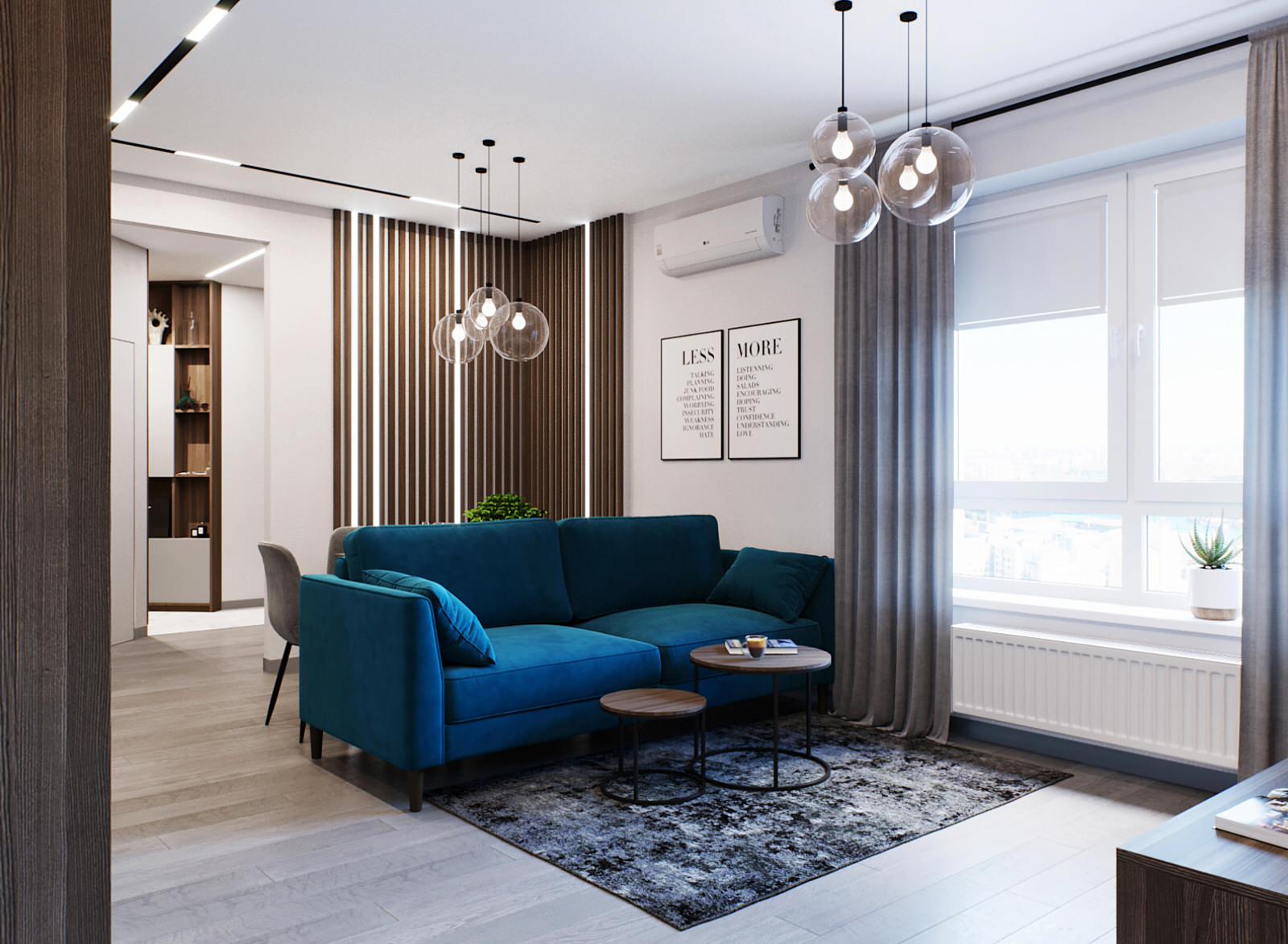 Обложка проекта: Проект квартиры 63,7кв.м. для молодой семьи