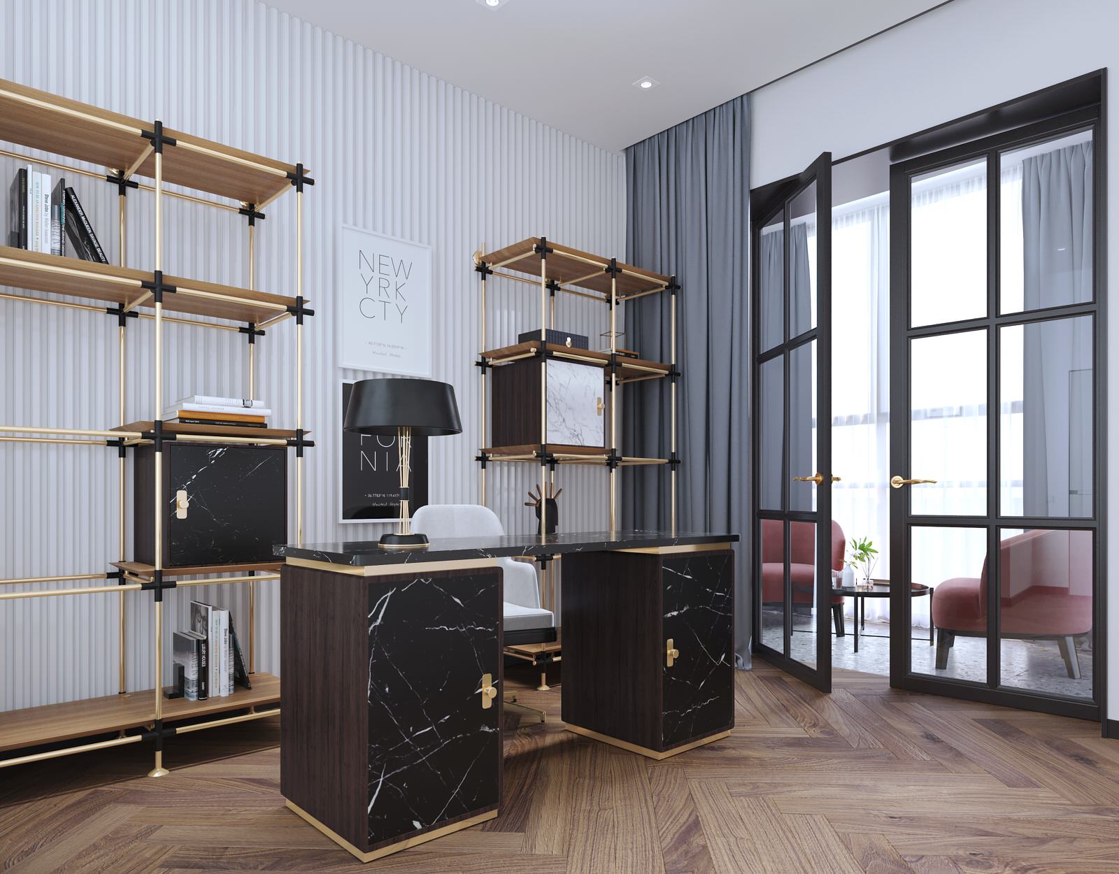 Дизайн-проект частной квартиры ЖК Династия.