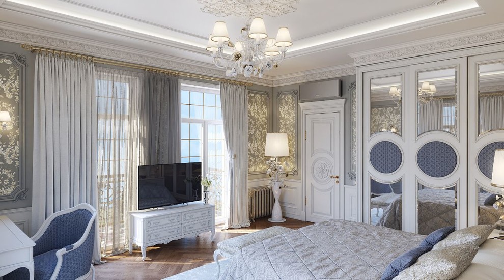 Private villa.Bedroom. Luxury.