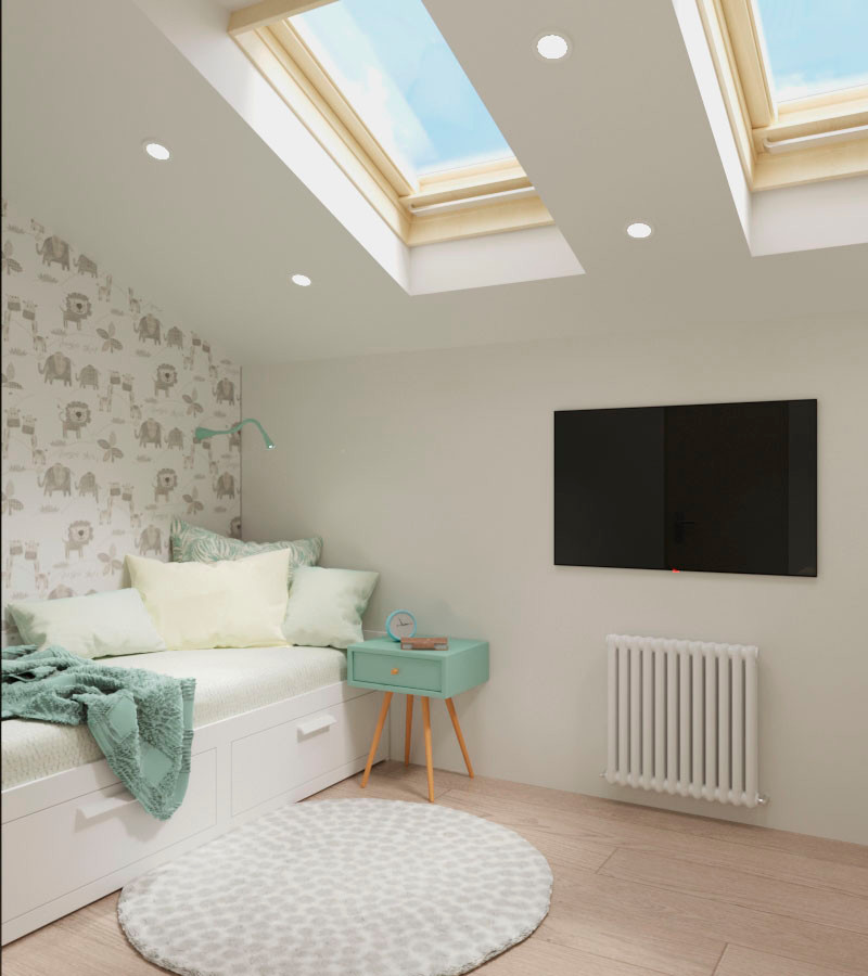 Таунхауз в ЖК ПаркАпрель. Детская для девочки