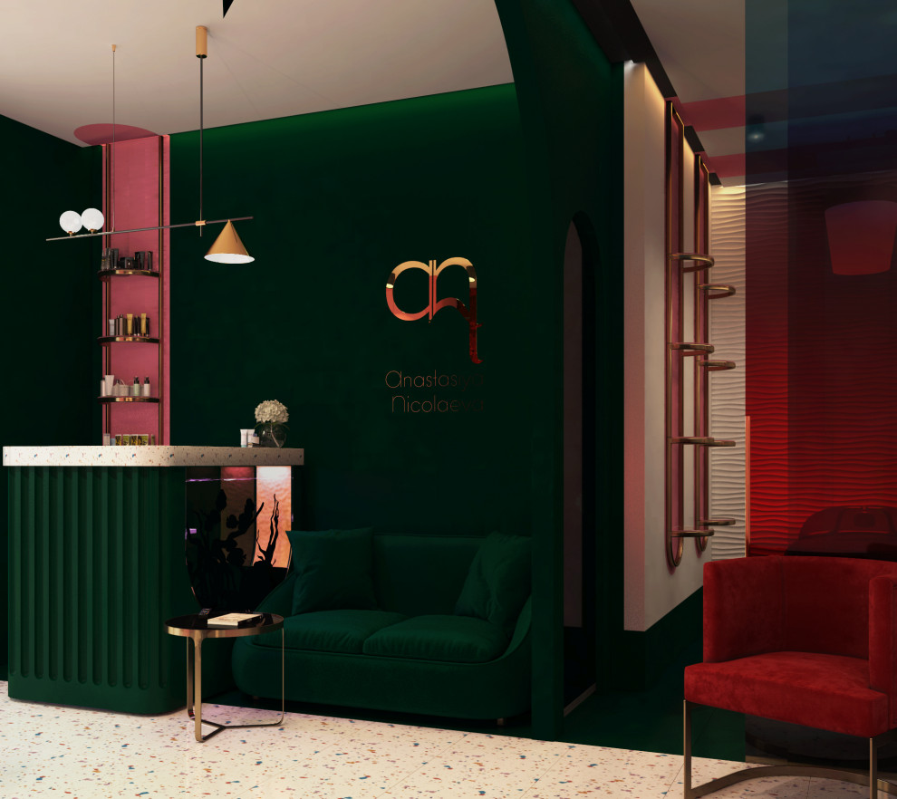 Обложка проекта: Дизайн интерьера салона перманентного макияжа в центре СПБ