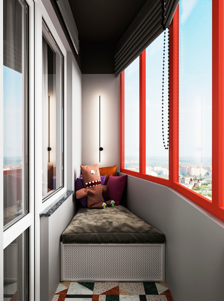 яркий интерьер для web дизайнера