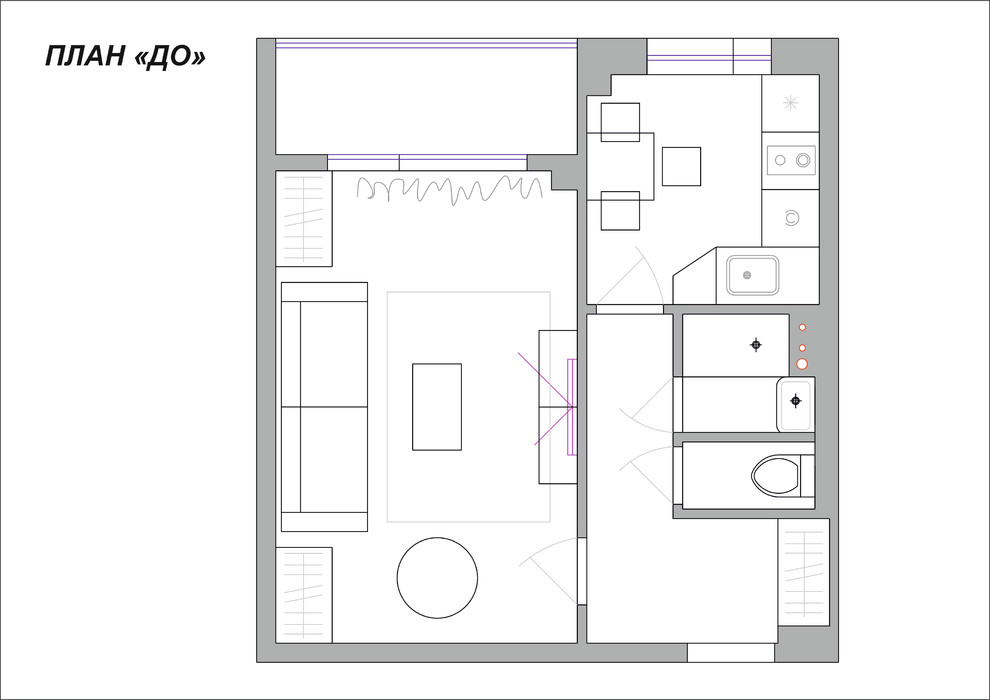 Маленький лофт на Большой Якиманке