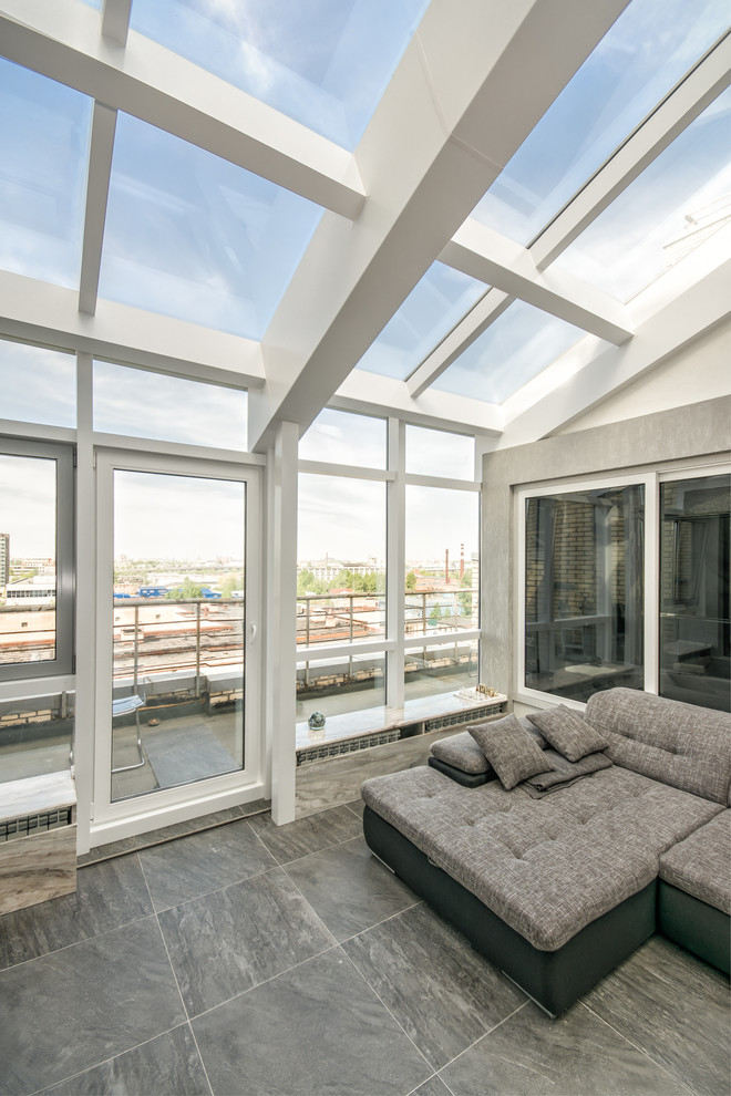 Оконные конструкции в квартире на Варшавской