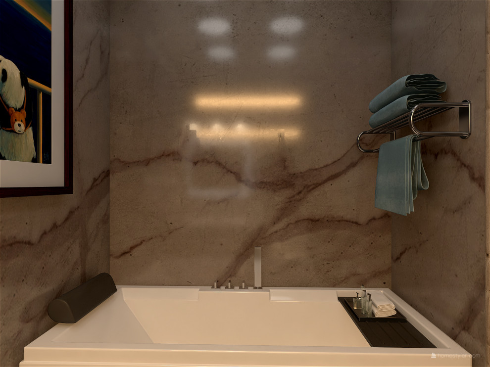 Трехкомнатная квартира в современном стиле с элементами лофт