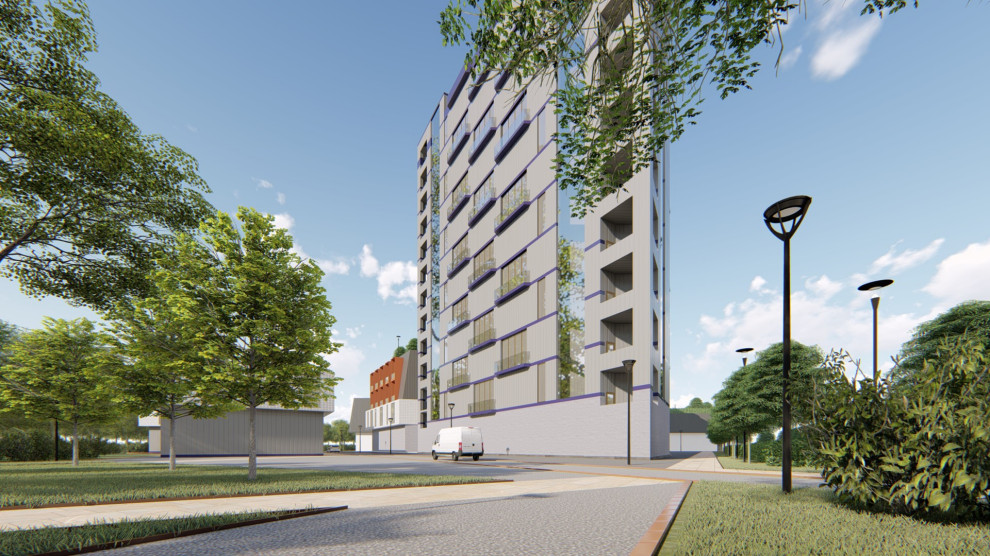 Проект комплекса зданий областной клинической больницы в Смоленской области