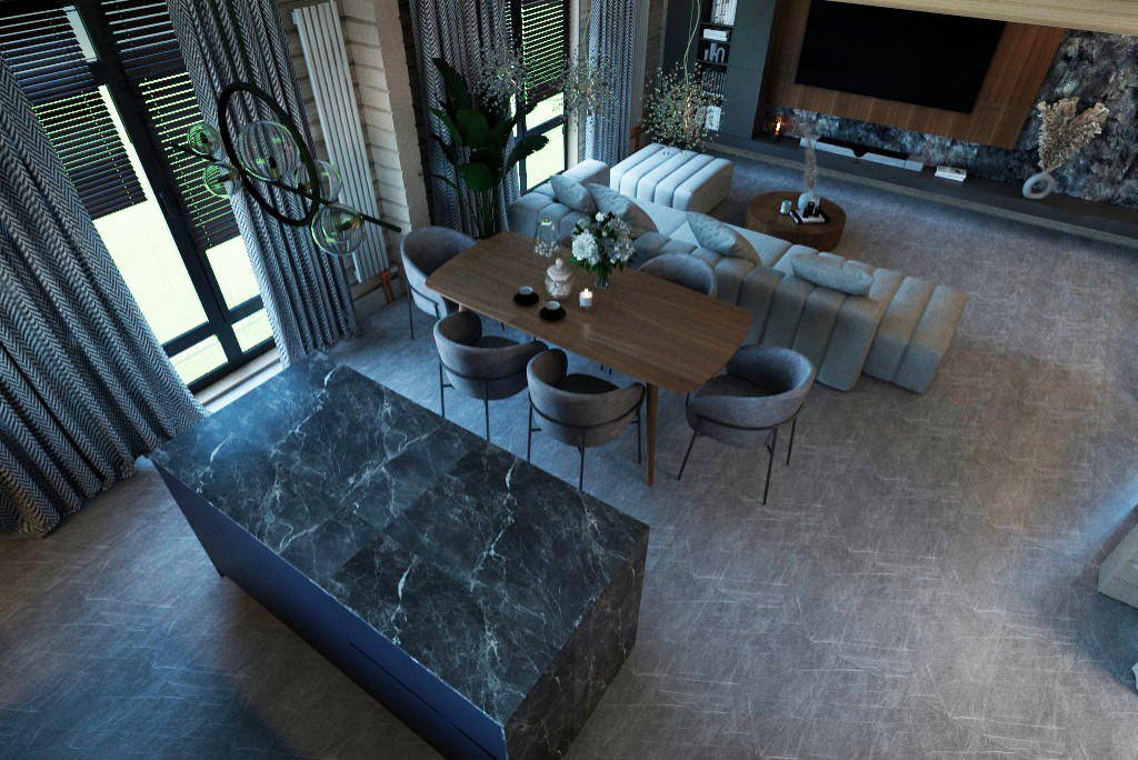 Дом из бруса в ЭКО стиле