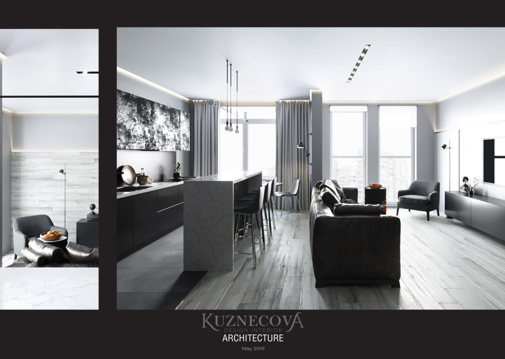 Дизайн проект квартиры 67 кв.м.