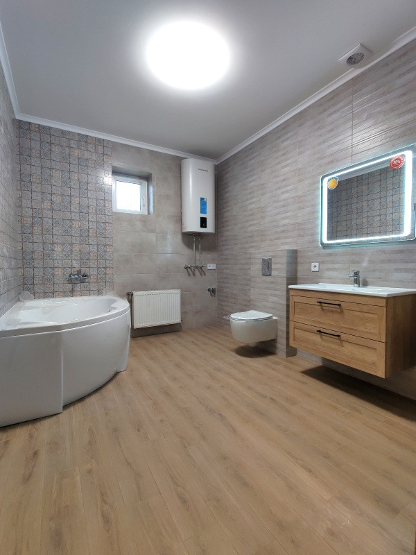 Комплексный ремонт ванной комнаты в частном доме