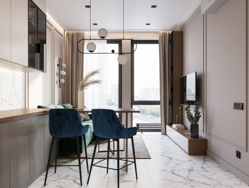 Москва, ЖК "PLAY". Евродвушка 46 кв.м.