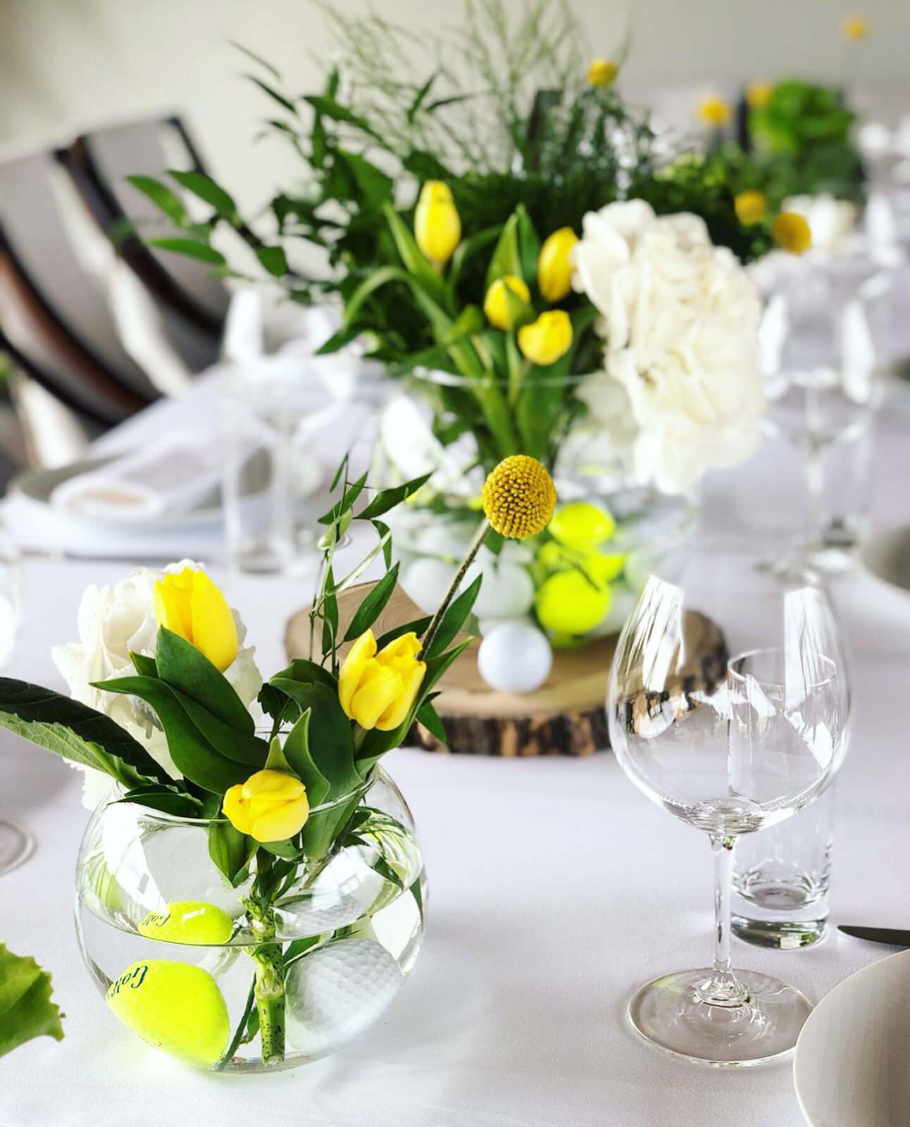 Сервировка стола в стиле "Голф"