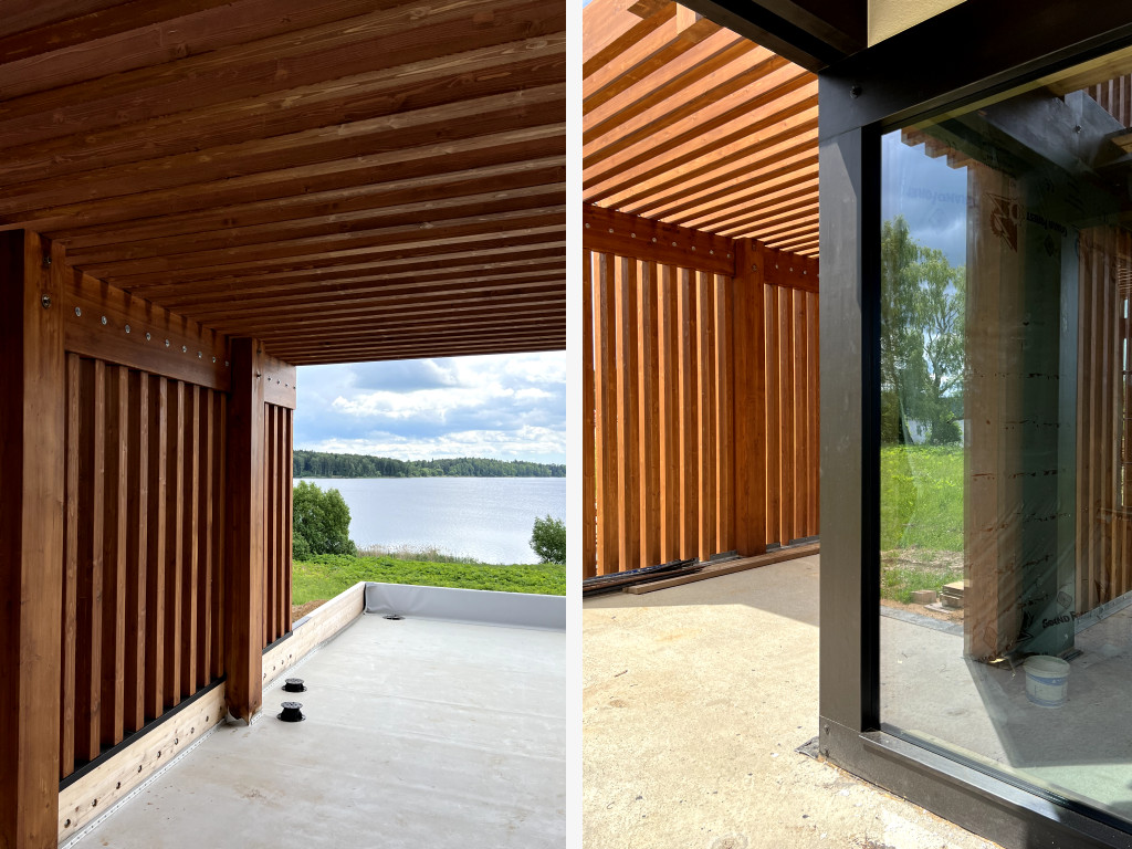 Обложка проекта: Дом в стиле хайтек по проекту Даймонд-Бей 390м²