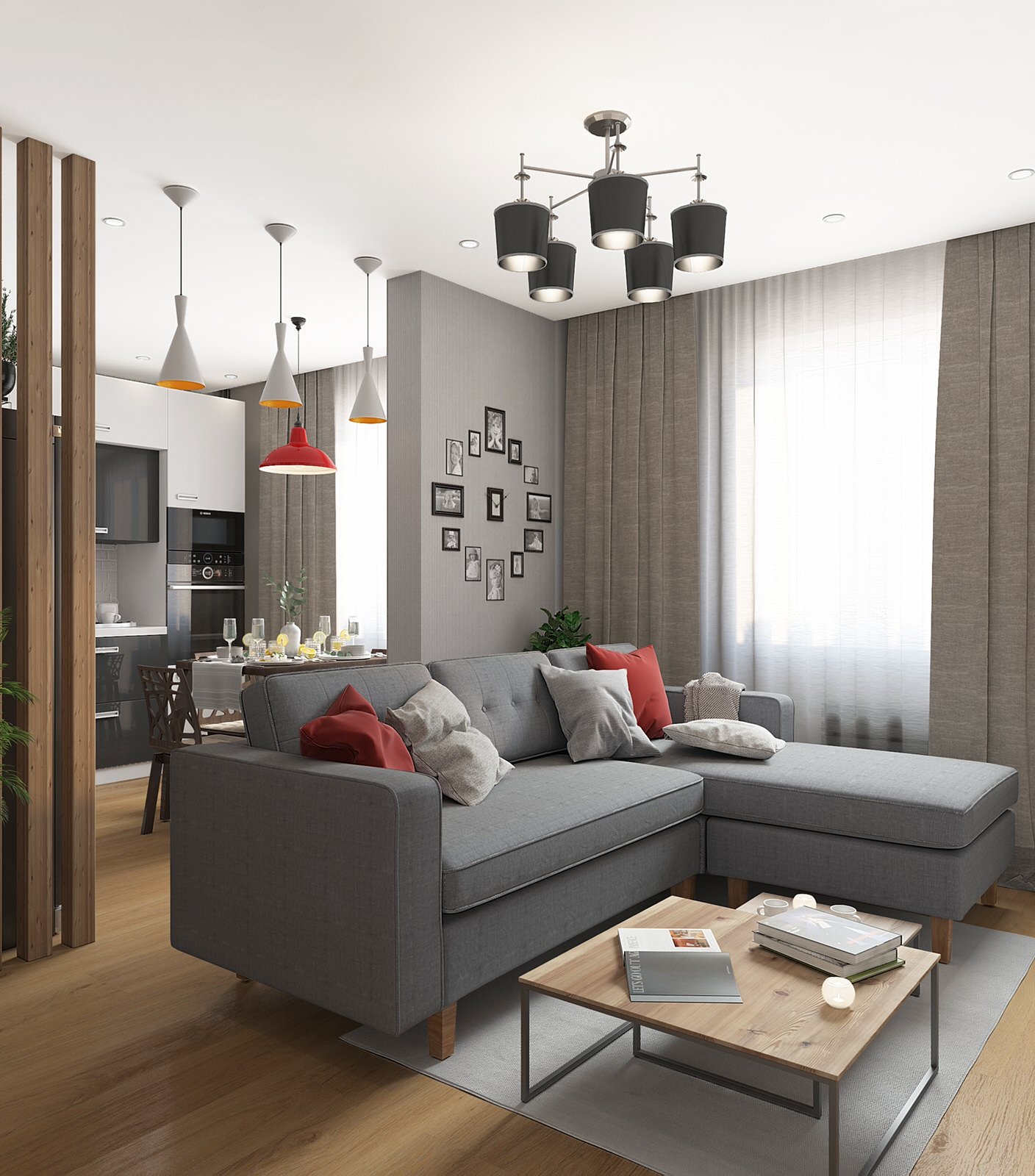 Дизайн-проект двухкомнатной квартиры "Жемчужина Зеленограда"