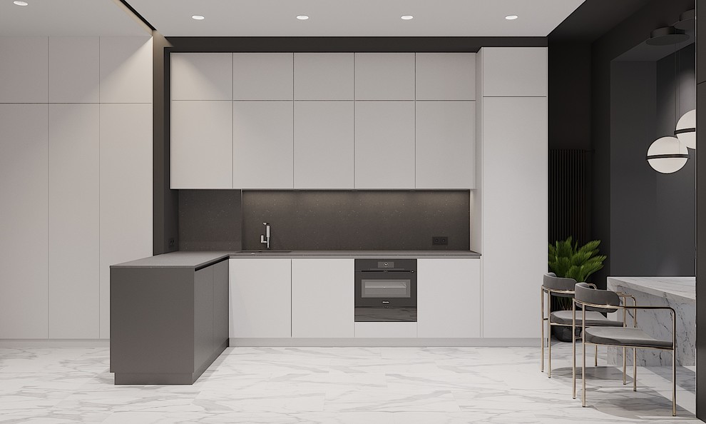 Однокомнатная квартира в стиле МИНИМАЛИЗМ в ЖК "Стокгольм"