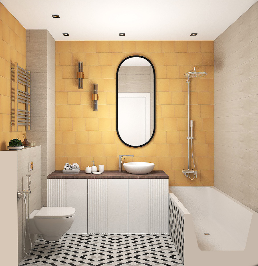 Обложка проекта: однушка #yellow_flat