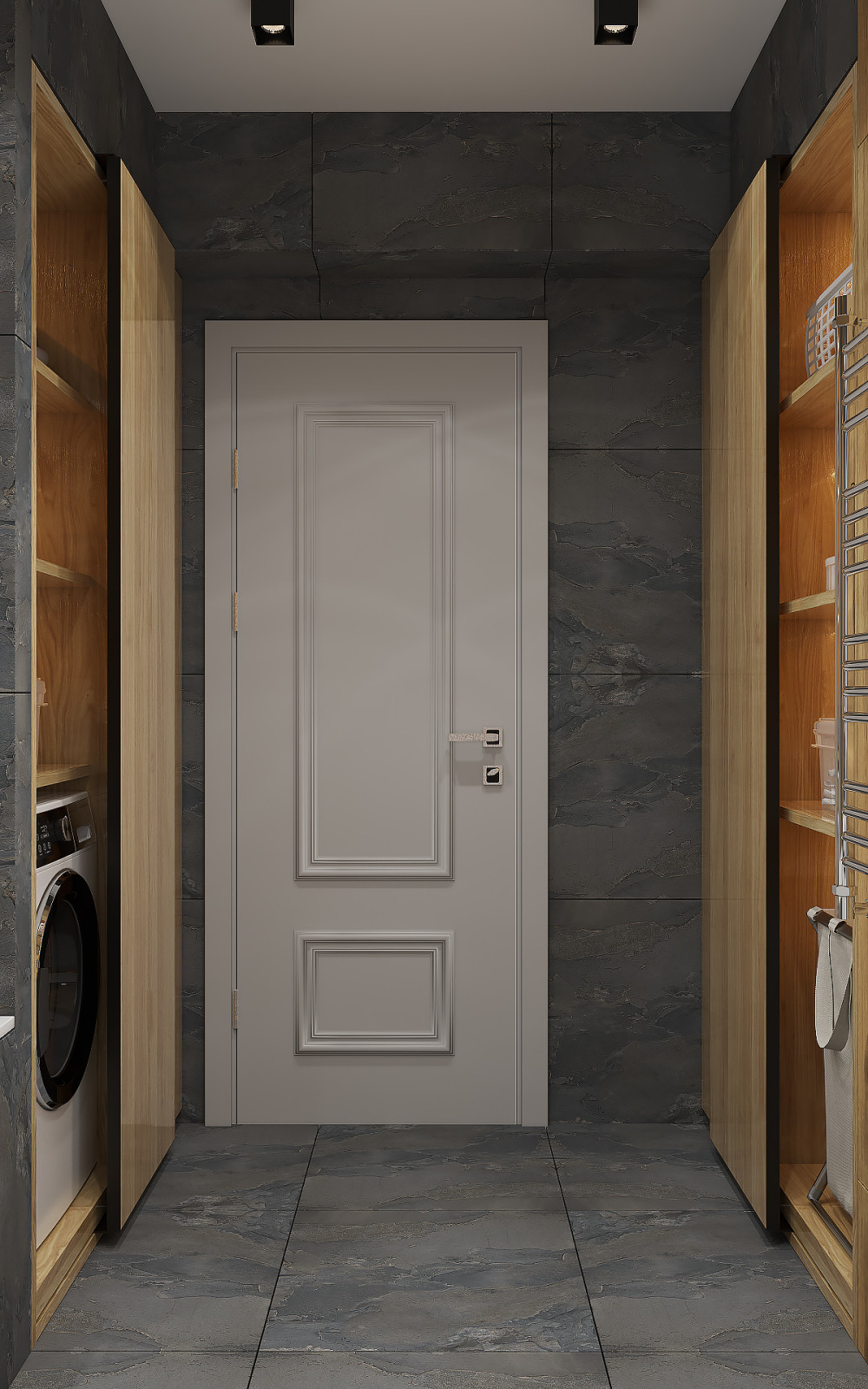 Двухкомнатная квартира с гостиной-холлом