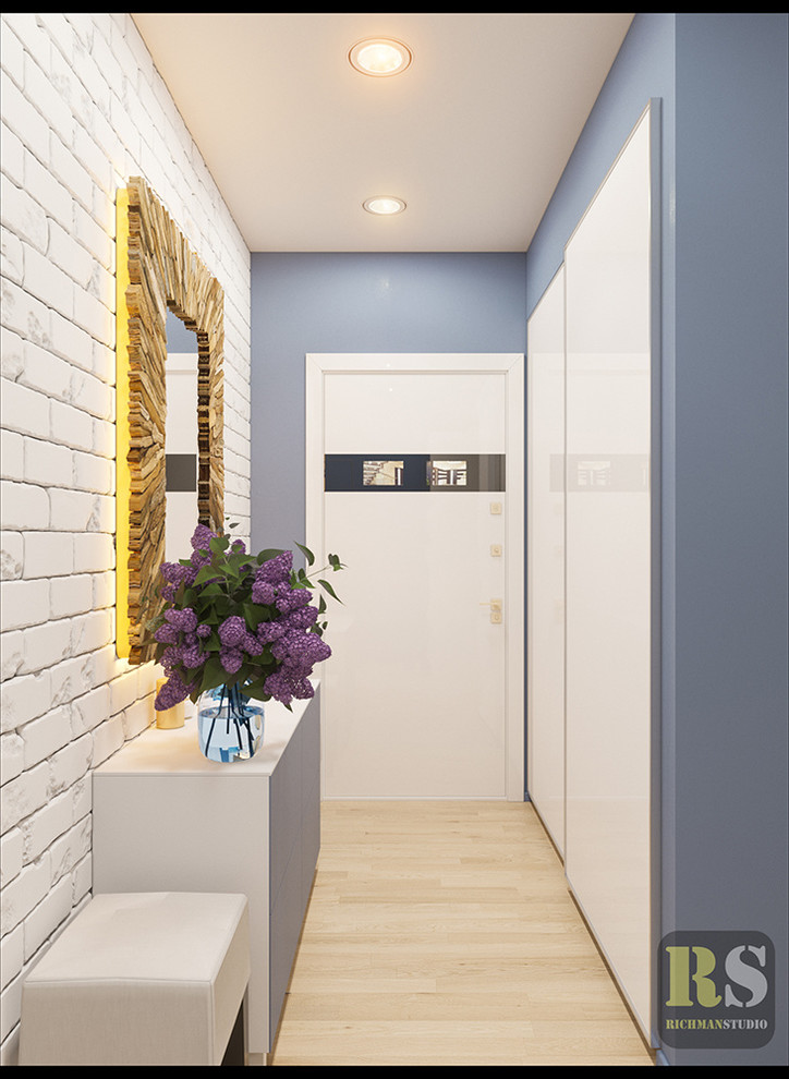 Обложка проекта: Interior design "Ikea style apartments" 46m2 in Scandinavian style for a young c