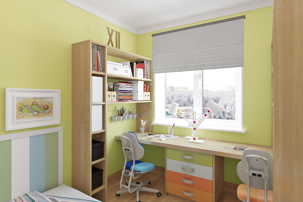 "Четверо в доме не считая собаки". Небольшая квартира для семьи в Москве.