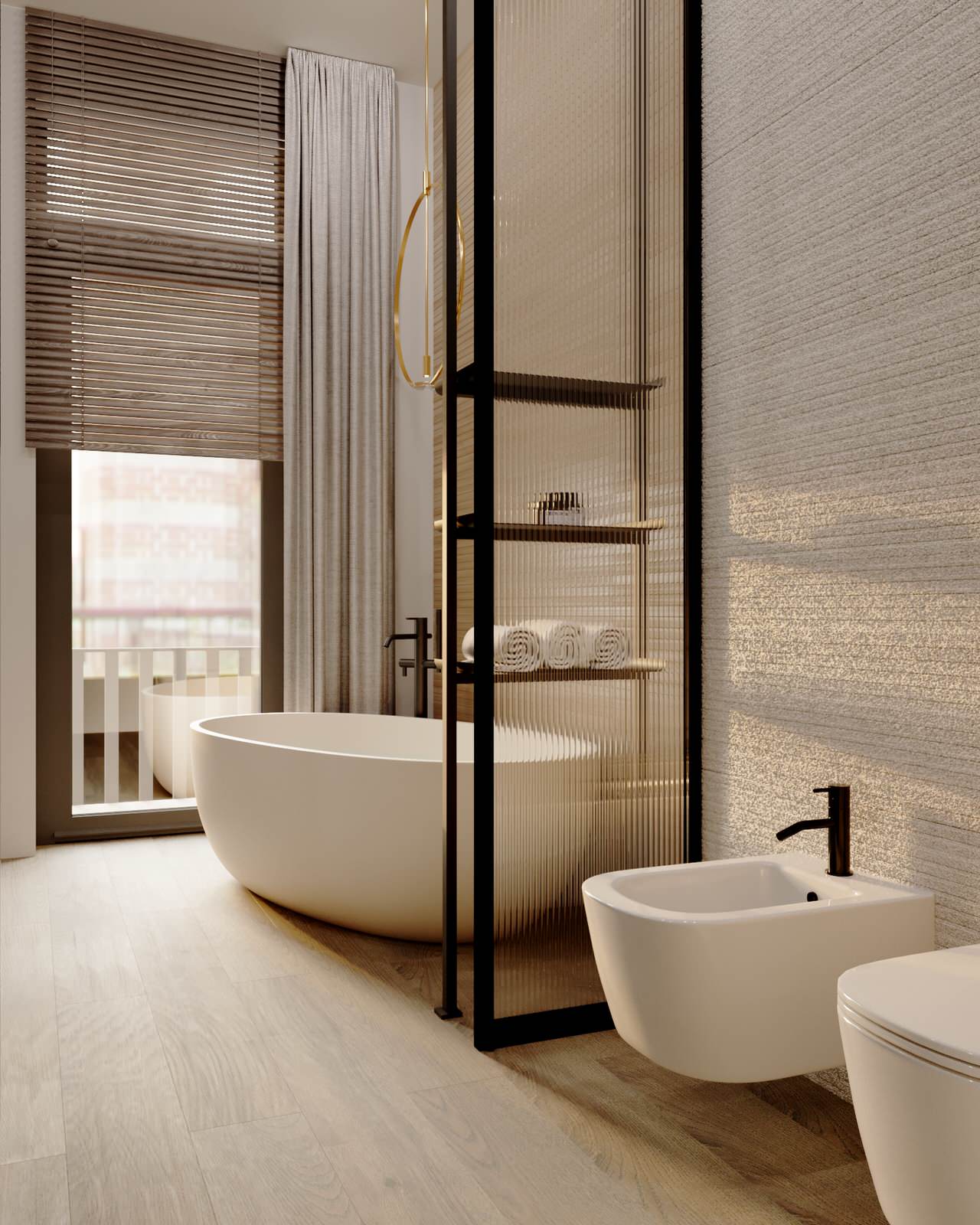 Ванная с видом